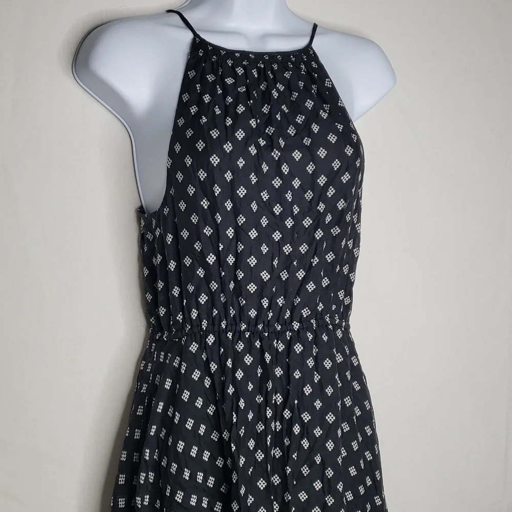 Joie Matalina Asymmetrical Silk Midi Dress Size S Fairy Grunge Black - Picture 6 of 14